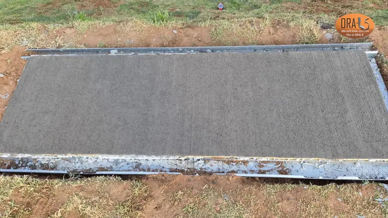 Custom stairs foundation using ORALS-supplied structural systems and materials
