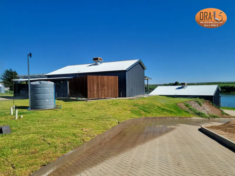 Residential house completed using ORALS-supplied structural systems and materials