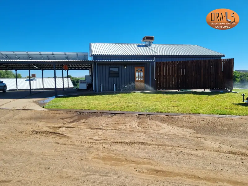 Residential house completed using ORALS-supplied structural systems and materials