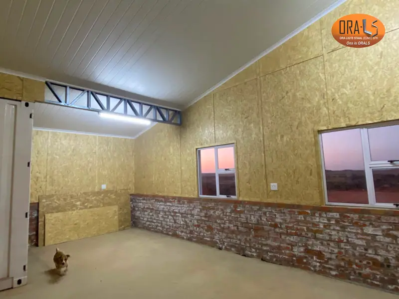 Warehouse stoor agricultural complete using ORALS-supplied structural systems and materials