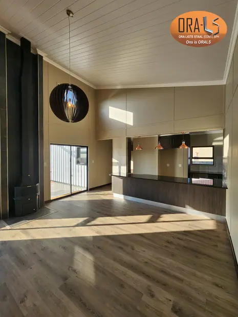 House interior using ORALS-supplied structural systems and materials