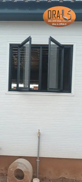 Aluminium windows using ORALS-supplied structural systems and materials