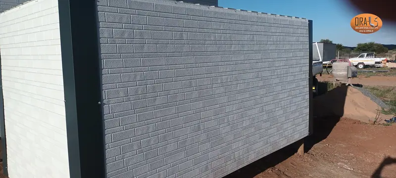 Exterior cladding using ORALS-supplied structural systems and materials