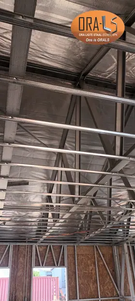 Residential house structure using ORALS-supplied structural systems and materials