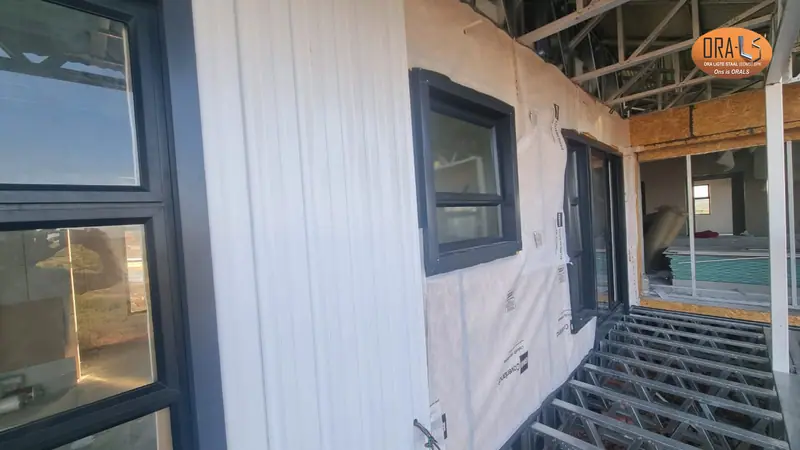 House extension using ORALS-supplied structural systems and materials