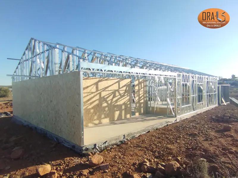 Farm house structure cladding using ORALS-supplied structural systems and materials