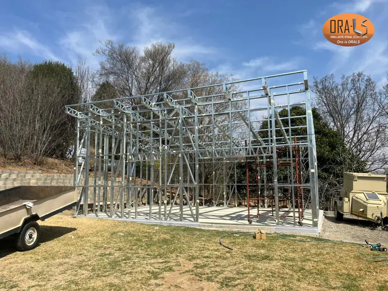 Shed workshop structure bethlehem using ORALS-supplied structural systems and materials